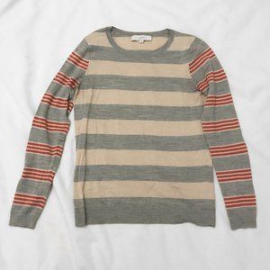 LOFT Lightweight Mixed Stripes Sweater